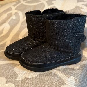 UGG Black Glitter Kids Boots